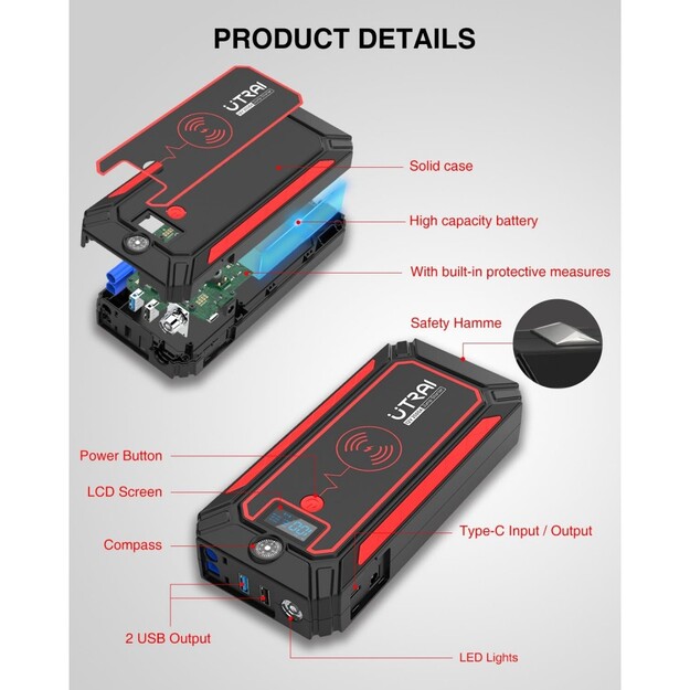 UTRAI Jstar 4 2500A auto starteris