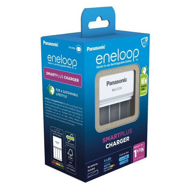 Panasonic Eneloop BQ-CC55 ECO lādētājs