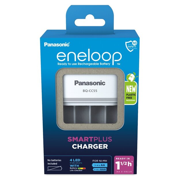 Panasonic Eneloop BQ-CC55 ECO lādētājs