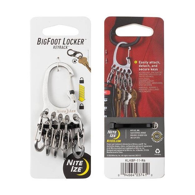Nite Ize BigFoot Keychain KLKBF-11-R6