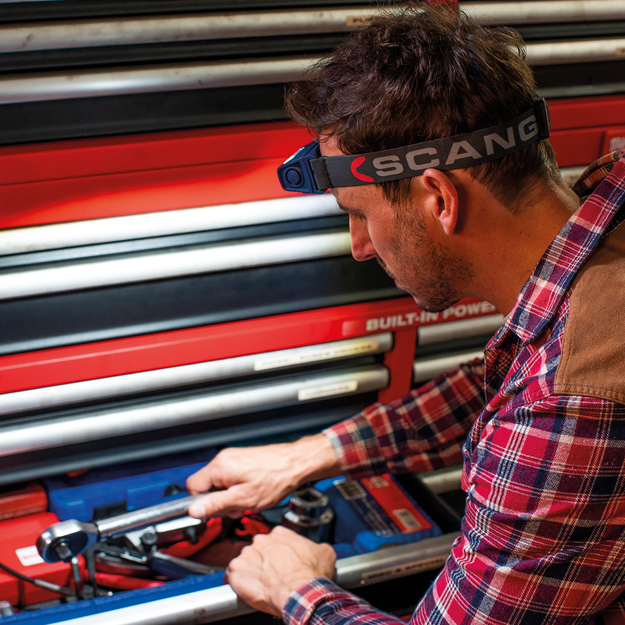 Scangrip Headlamp LED I-VIEW USB IP65 400lm 03.5626