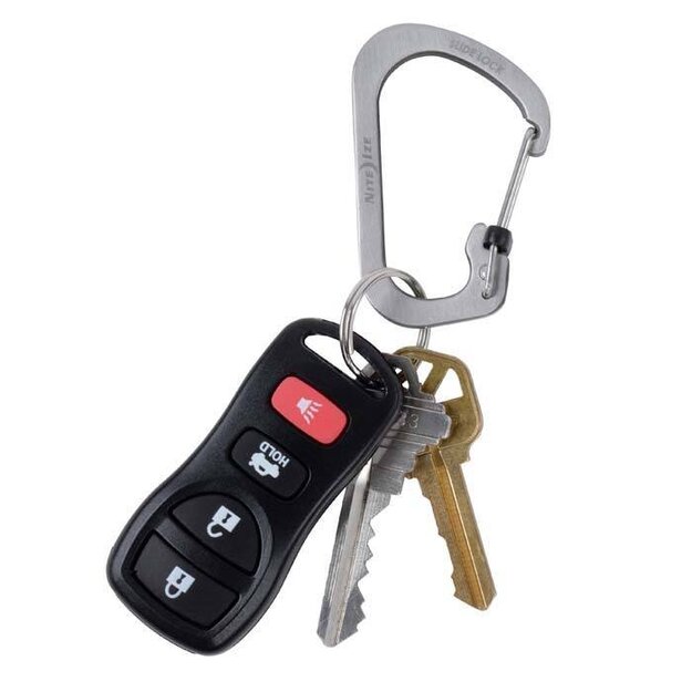 Nite Ize - SlideLock nerūsējo&scaron;ā karabīne Nr. 2 &ndash; CSL2-11-R6