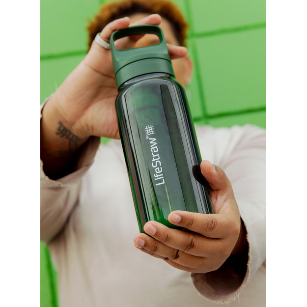 LifeStraw Go 2.2 travel bottle with filter 650 ml. Terrace Green LGV422GRWW