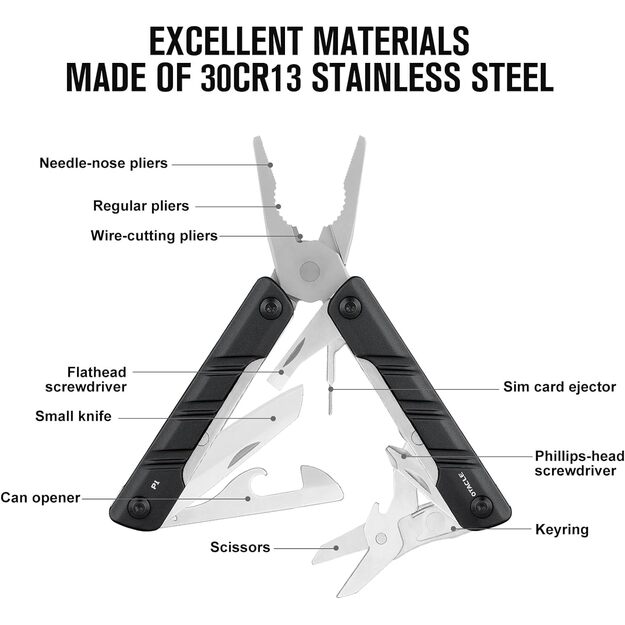 Daudzfunkcionālais instruments Oknife Otacle P1