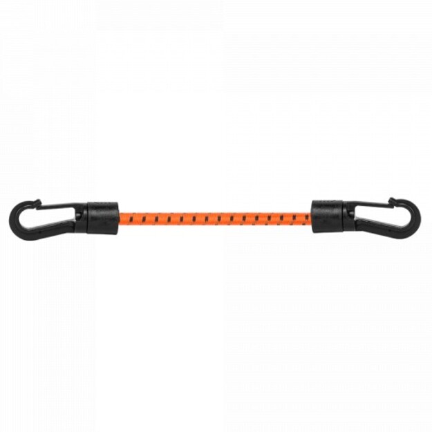 Elastīga gumija 0,6x20 cm PVC āķis oranžs 