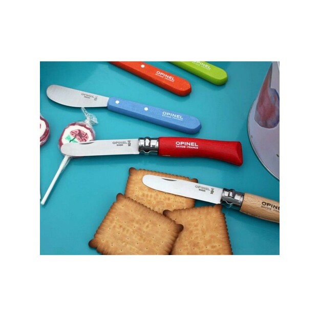 Мой первый нож Opinel №7 с красной ручкой