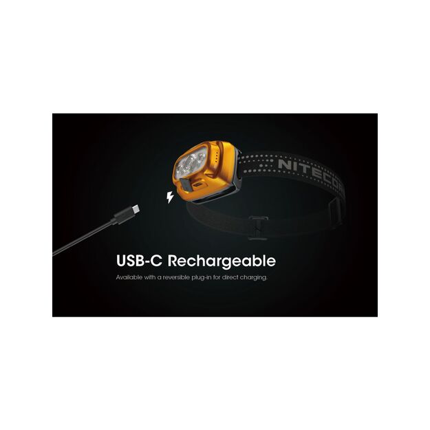 Nitecore NU31 head torch, 550 lumens