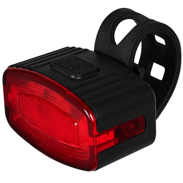 Vayox velosipēdu apgaismojuma komplekts priek&scaron;ējais 2*LED + aizmugurējais 12*LED VA0155