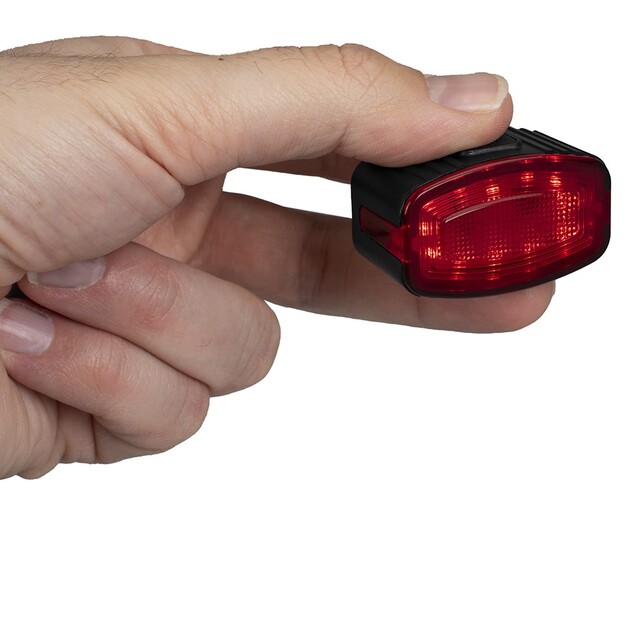 Vayox velosipēdu apgaismojuma komplekts priek&scaron;ējais 2*LED + aizmugurējais 12*LED VA0155