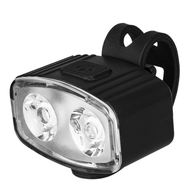 Vayox velosipēdu apgaismojuma komplekts priek&scaron;ējais 2*LED + aizmugurējais 12*LED VA0155