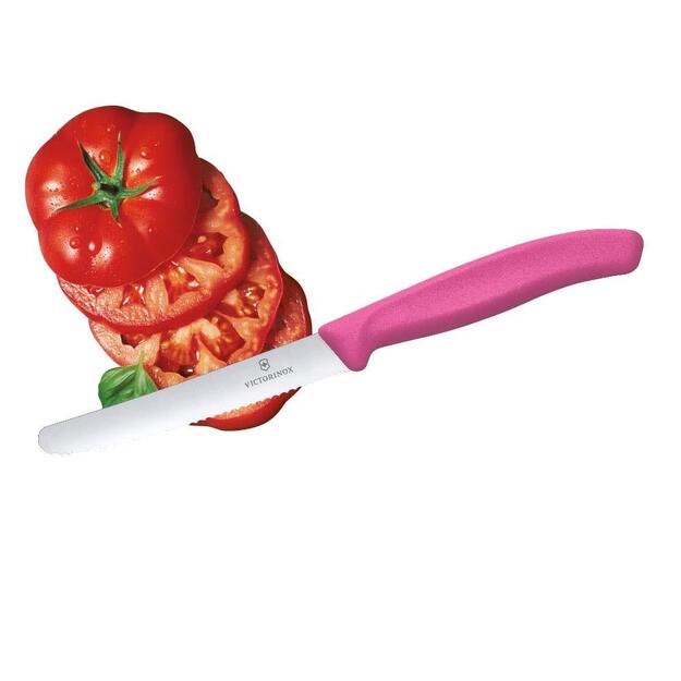 Victorinox Swiss Classic tomātu un galda nazis 11 cm Rozā 6.7836.L115