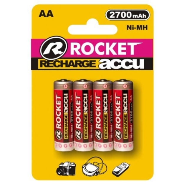Rocket Accu 2700mAh AA akumuliatorius, 4 vnt.