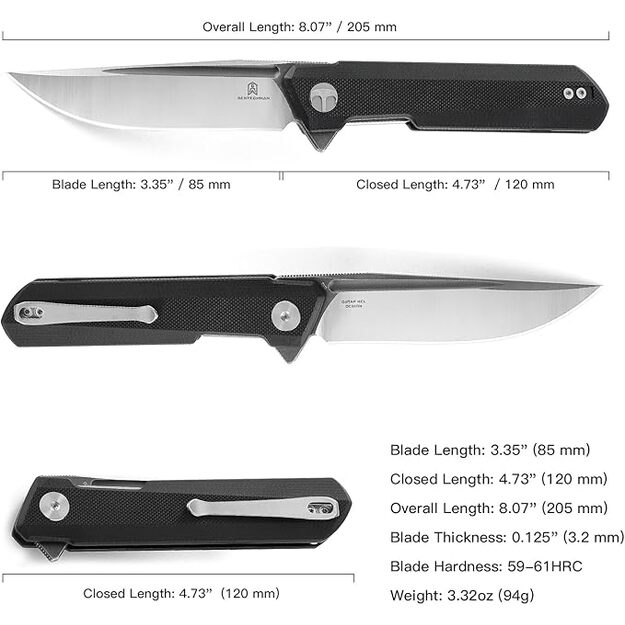 Bestechman Dundee folding knife BMK01L