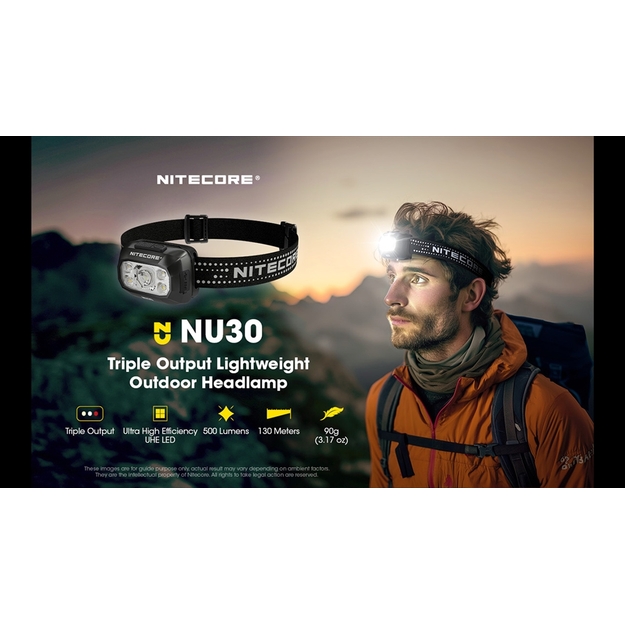 Nitecore NU30 lukturis 500lm