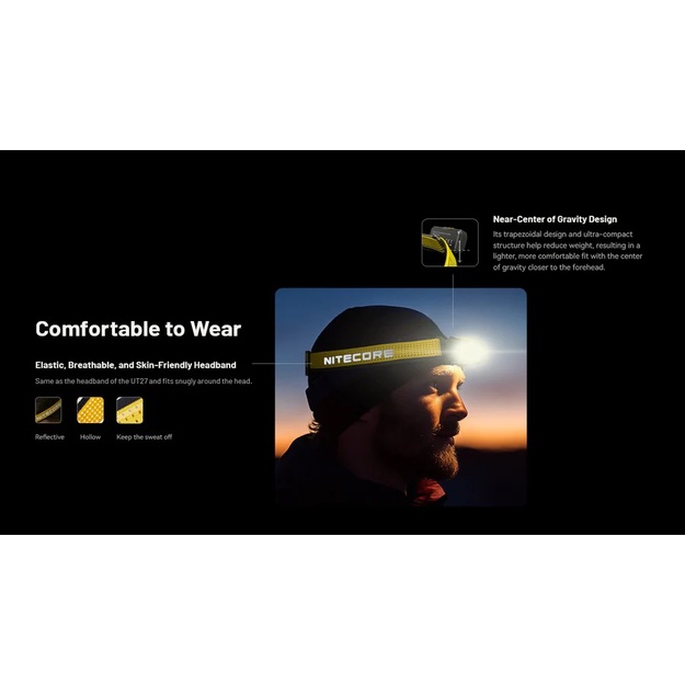 Nitecore flashlight 600lm NU27