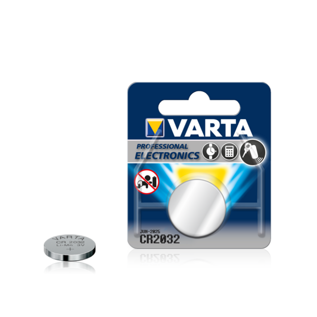 CR2032 elementas baterija Varta Electronics , 1 vnt.