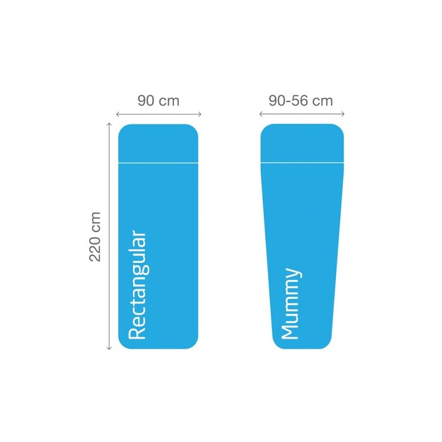 Lifeventure kokvilnas guļammaisu pārvalks - taisnstūris