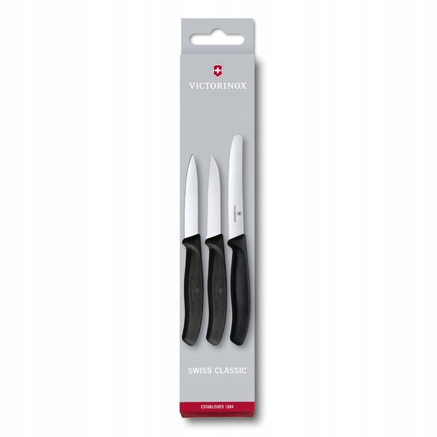 Victorinox Swiss Classic grie&scaron;anas nažu komplekts, 3 daļas melns 6.7113.3