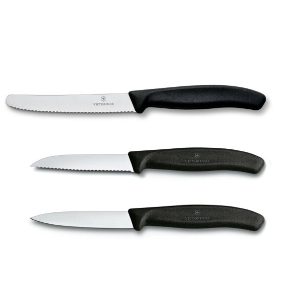 Victorinox Swiss Classic cutting knife set, 3 parts Black 6.7113.3