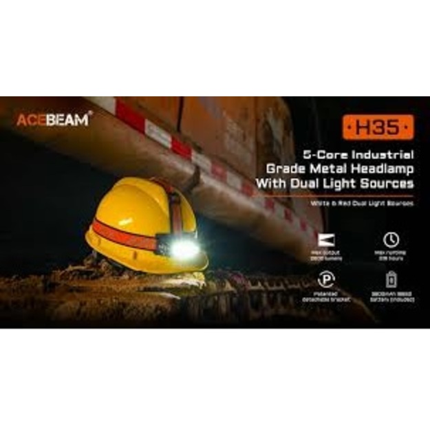 AceBeam H35 headlamp 2600lm