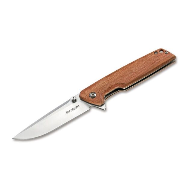 B&ouml;ker Magnum Straight Brother Wood folding knife 01MB723