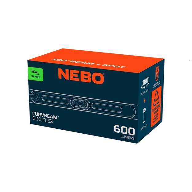 NEBO Curvbeam 600 Flex Headlamp