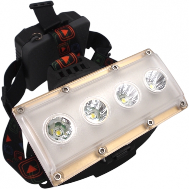 LED WIDE Galvas lukturītis