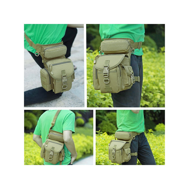 Taktiskā kājas soma, zaļ&scaron;