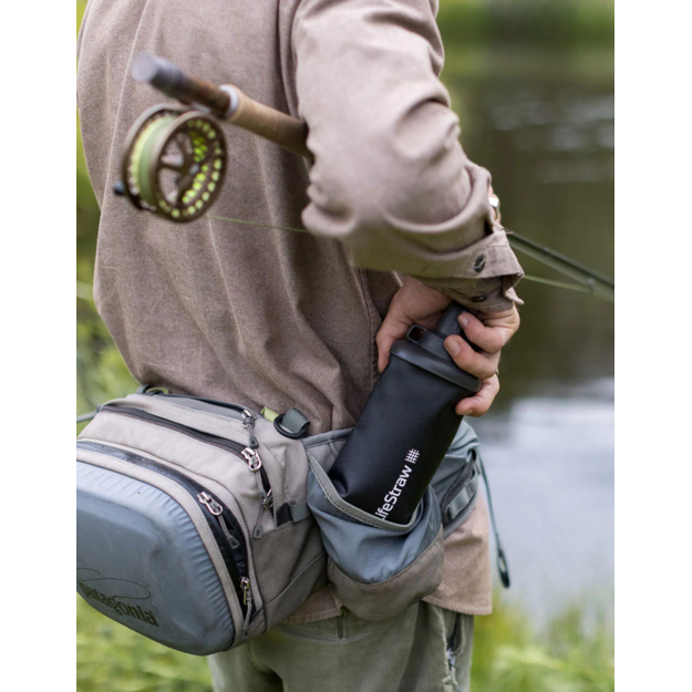 LIFESTRAW Peak spiedpudele ar filtru, 650 ml, kalnu zila