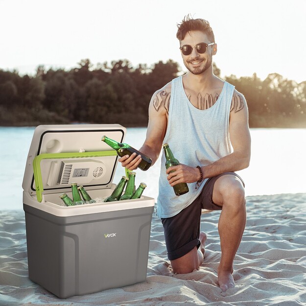 Ceļojumu ledusskapis 27L DC 12/24V AC 220-240V VAYOX VA-T27