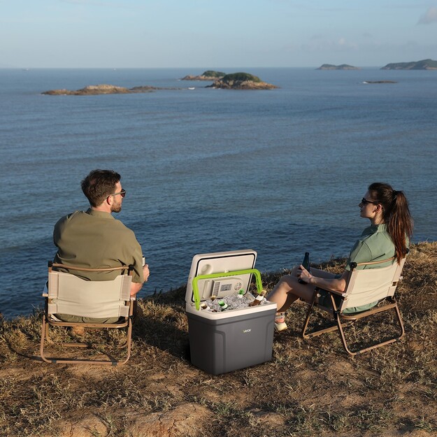 Ceļojumu ledusskapis 27L DC 12/24V AC 220-240V VAYOX VA-T27