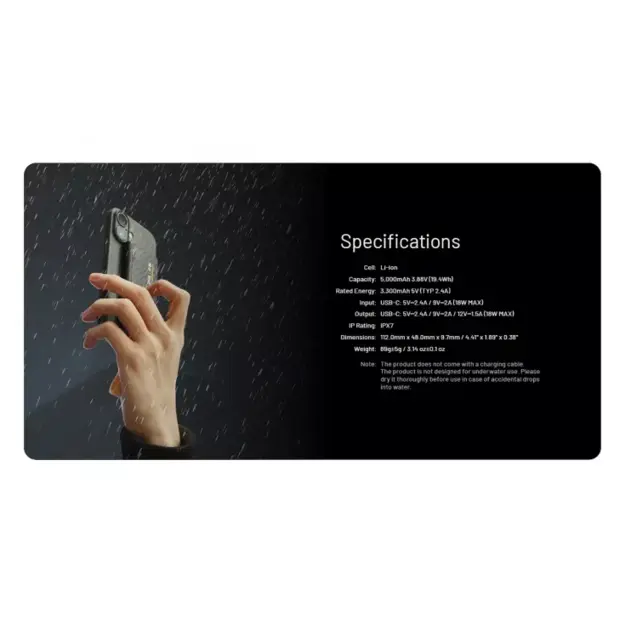 Nitecore NB Air Backup Power Bank - 5000mAh