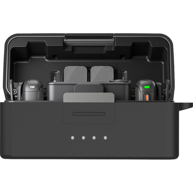 PULUZ Silicone Charging Case Protective Cover for DJI Mic 3 (Black)