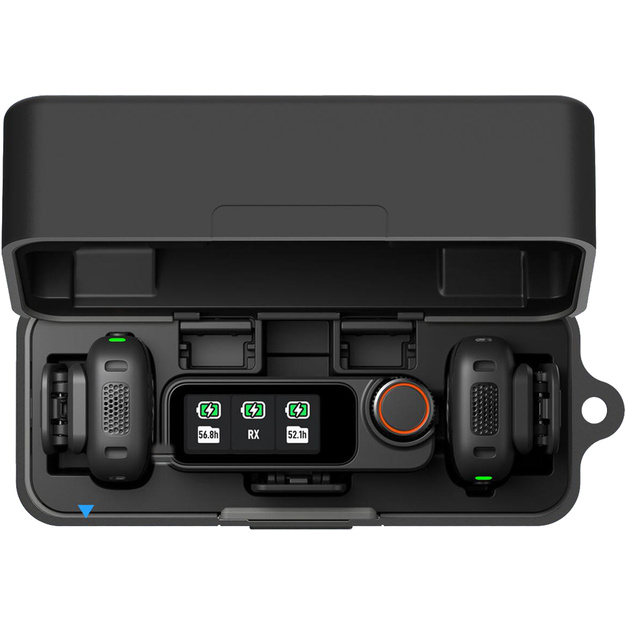 PULUZ Silicone Charging Case Protective Cover for DJI Mic 3 (Black)