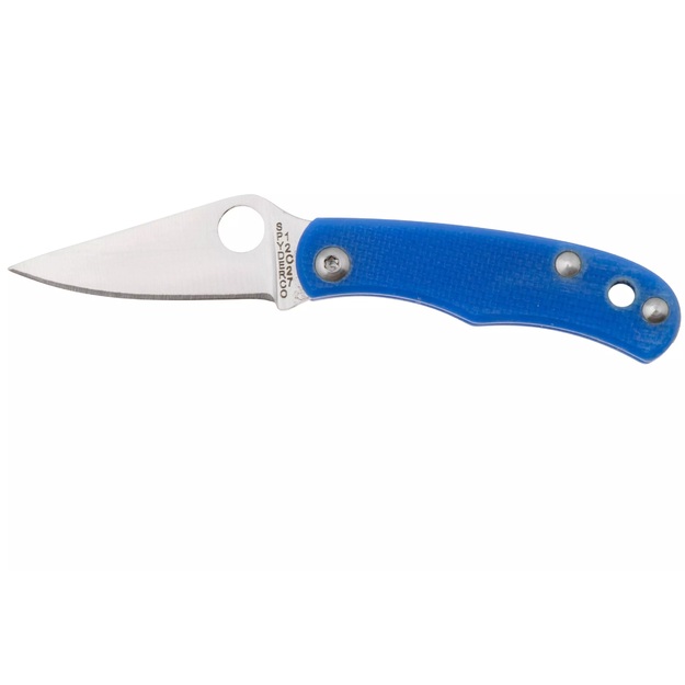 Spyderco folding knife G10, satin, 12C27 (C133GBLP)