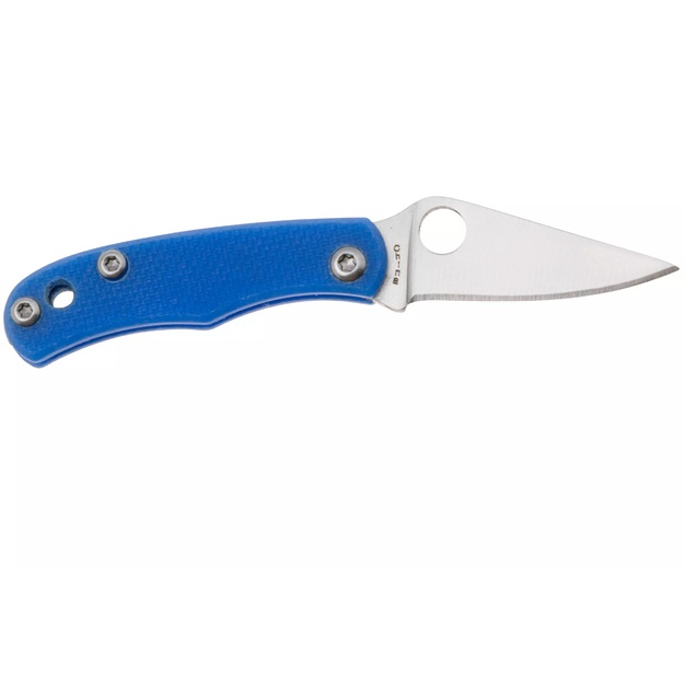 Spyderco folding knife G10, satin, 12C27 (C133GBLP)