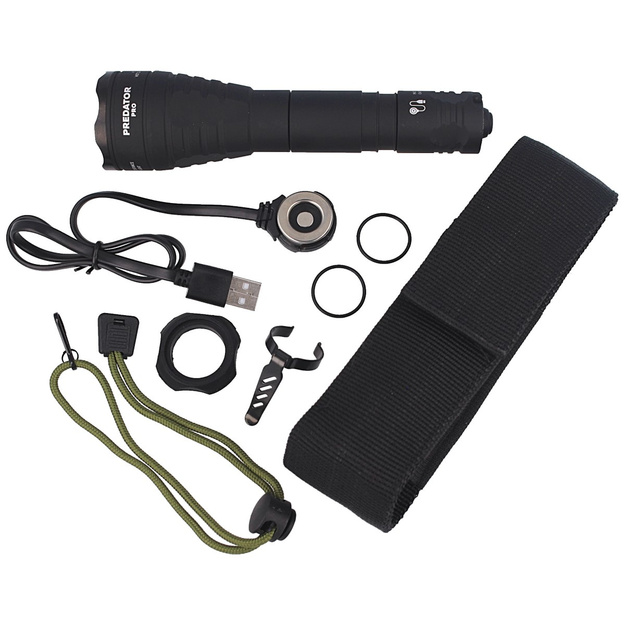 Armytek Predator Pro Magnet USB Flashlight (Warm White) F07301W