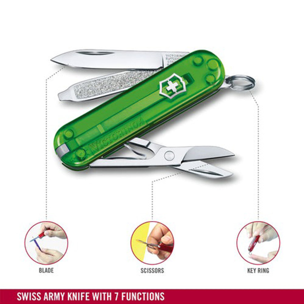 Карманный нож Victorinox Classic SD Green Tea 0.6223.T41G