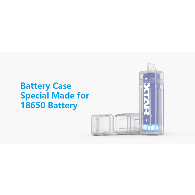 XTAR 18650 akumulatora korpuss