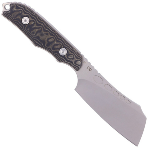 Kubey fiksētais nazis Aiden, melns Micarta, apstrādāts ar smil&scaron;u strūklu D2, ražotājs Damiano Dall Amico (KU341A)