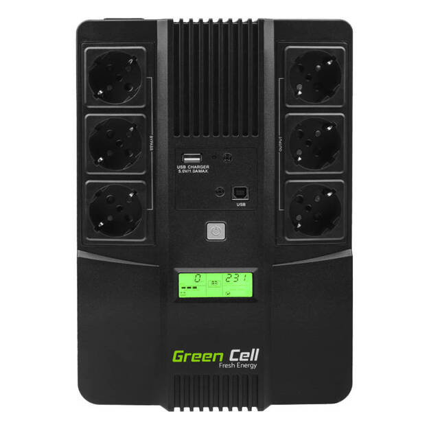 Nepārtrauktās baro&scaron;anas avots UPS Green Cell AiO 800VA 480W