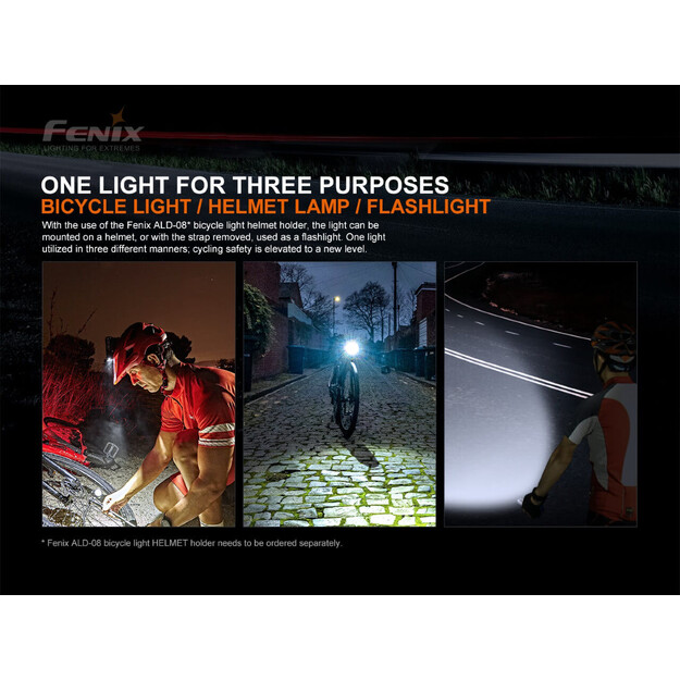 FENIX BC21R V3.0 velosipēda lukturis