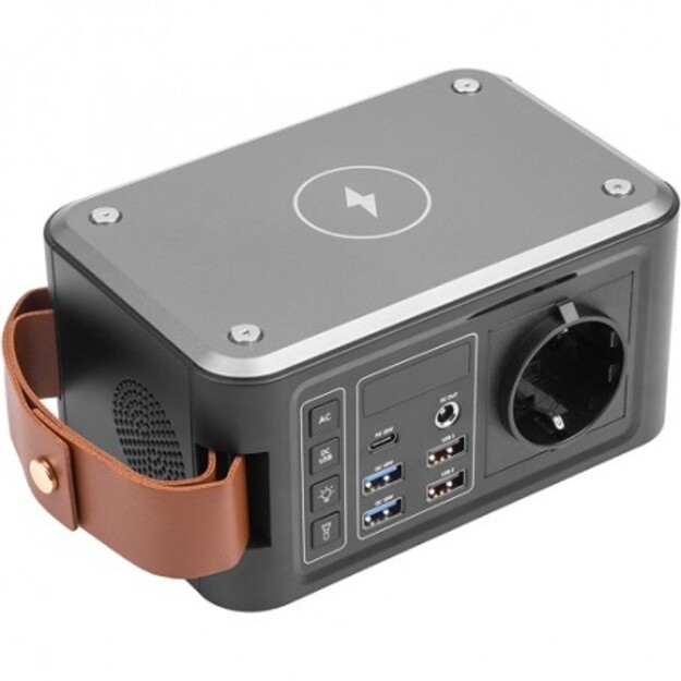 External battery 24000mAh, PD18W, AC 120W, USB-C, 4xUSB