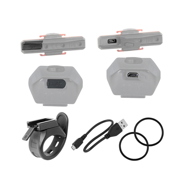 FORCE Glare USB priek&scaron;ējo lukturu komplekts