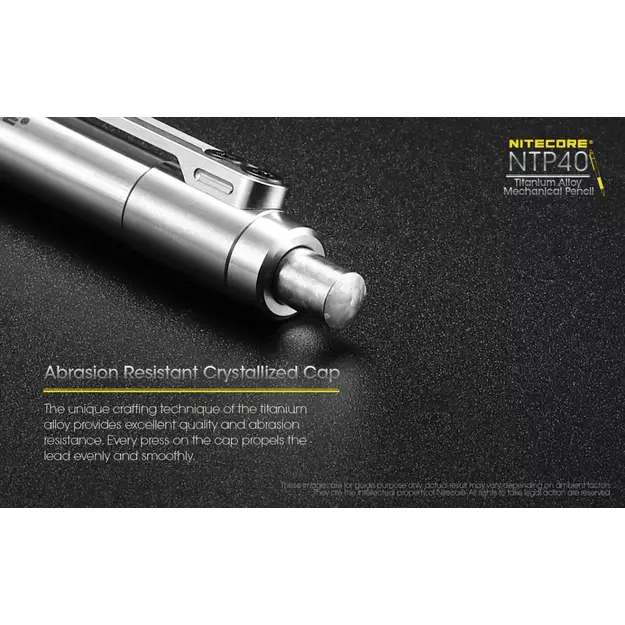 Nitecore NTP40 Titāna mehāniskais zīmulis