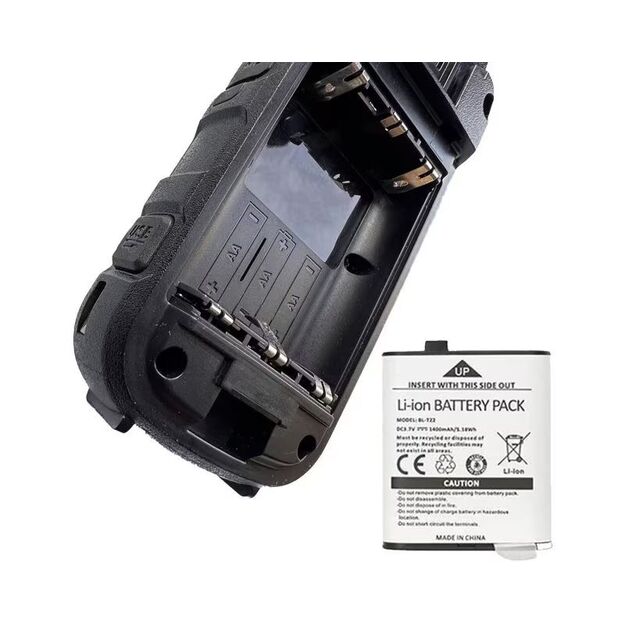 Baofeng BF-T25E PMR rācijas, 2 gab. Melnas