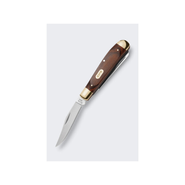 Buck Knives 382 Trapper Woodgrain Folding Knife 0382BRS-B