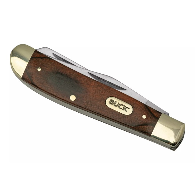 Buck Knives 382 Trapper Woodgrain Folding Knife 0382BRS-B