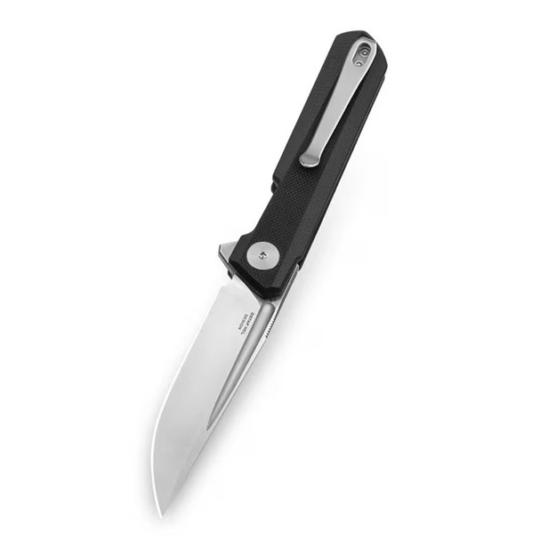 Bestechman Mini Dundee folding knife Satin D2 G10 Black (BMK08A)