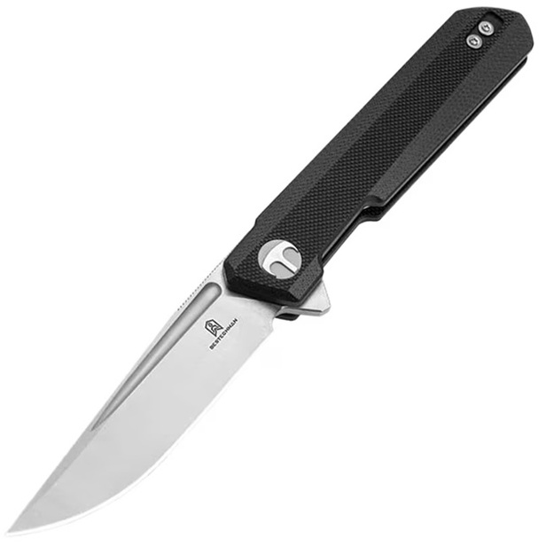 Bestechman Mini Dundee saliekamais nazis Satin D2 G10 Black (BMK08A)